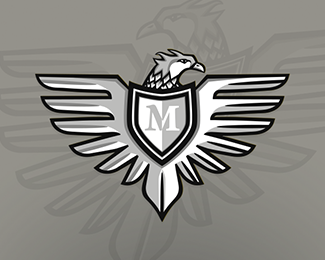 Eagle Emblem Crest Logo