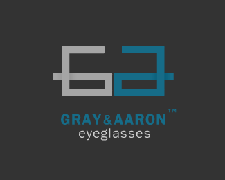 gray & Aaron eyeglasses dark