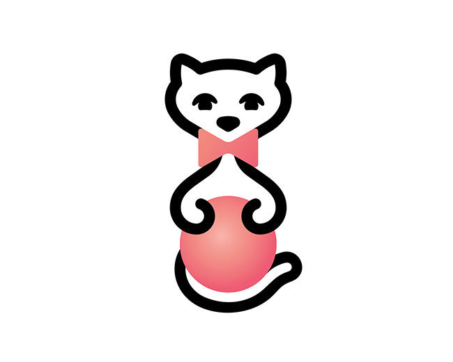Funny Kitten 📌 Logo for Sale