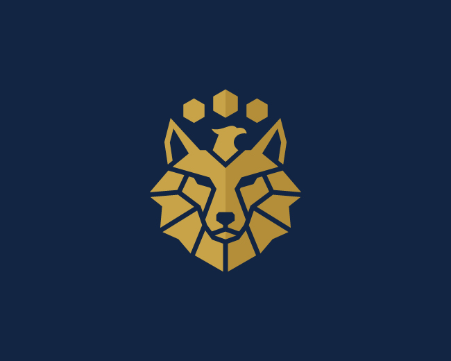 Wolf Phoenix Crown Logo