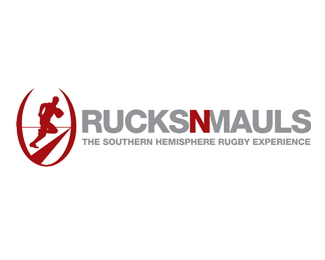 Rucks n Mauls Rugby training camp logo