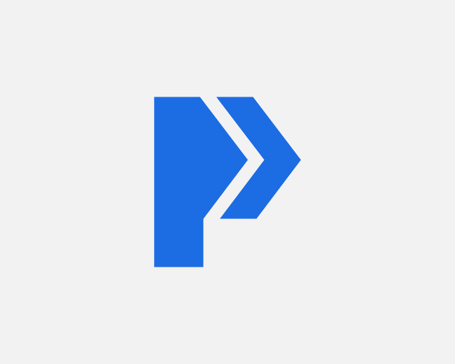 Letter P Arrow Logo
