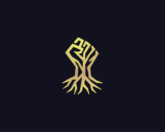 Luxurious Organic Strength Logo