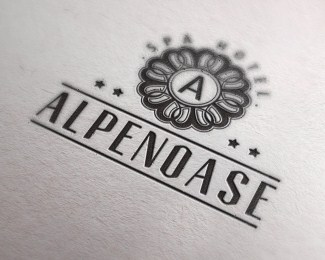 Alpenoase logo design
