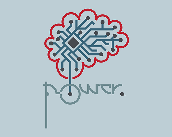 Brain Power Logo for Sale
