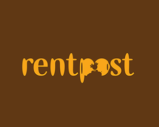 Logo for a rental company