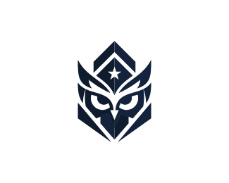 Guardian Owl Emblem Logo