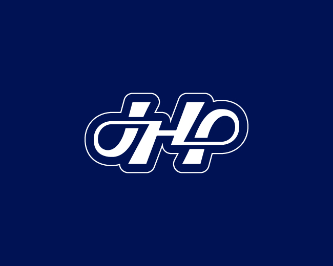 Minimalist DHP Ambigram Logo Design