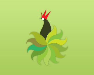 Green Rooster