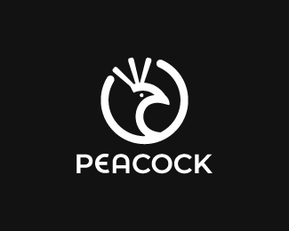 peacock logo design