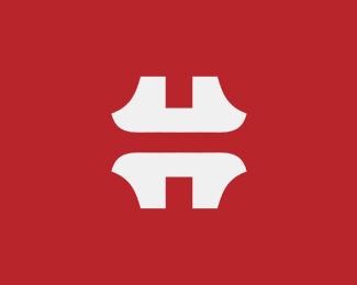 Modern Letter H Logo