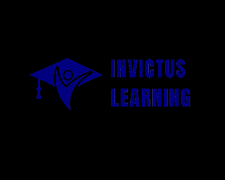 Invictus learning logo by bytemax web studio