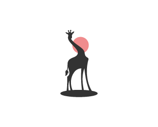 Giraffe logo, Animal logo design