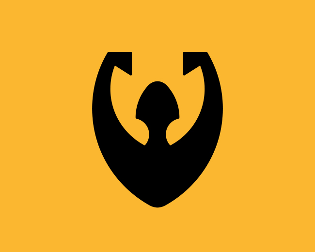 Man Shield 📌 Logo for Sale