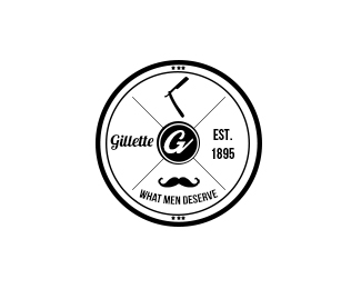 Gillette Logo - hipster style