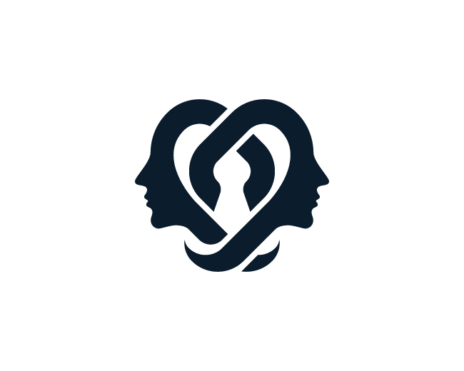 Dual Mind Love Lock Logo