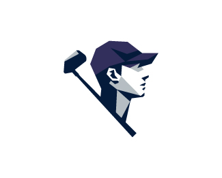 Man Golf Logo