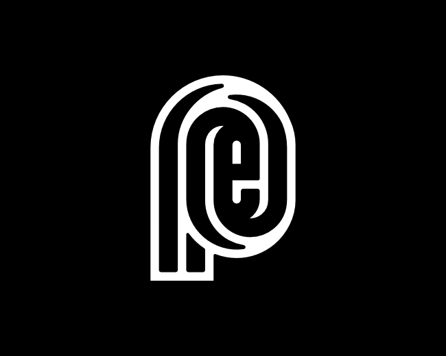 Letter PE EP Logo