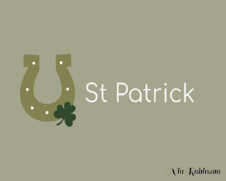 St Patrick Horse Shoe Logos