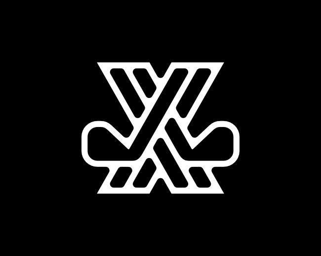 Letter X Golf Logo