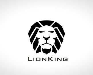 Awesome Royal Lion Head Logo