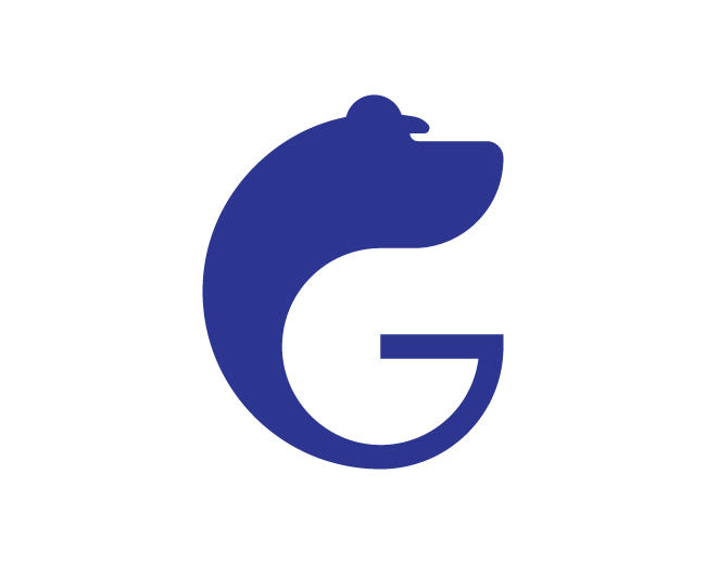 letter G bear logo