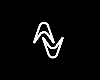 A And V Letter Logo