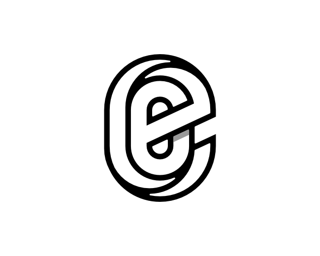 Letter EO OE Logo