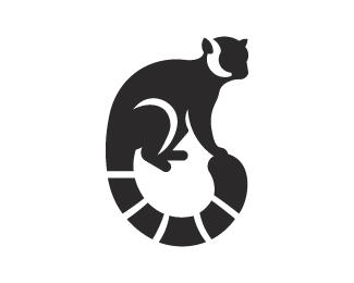 Letter C Lemur Logo