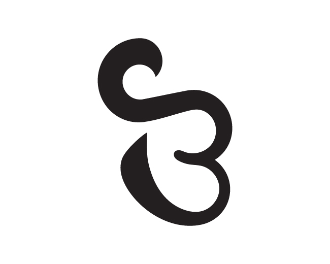 bold BS or SB logo