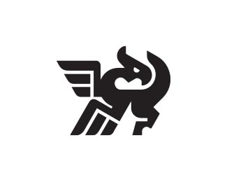 Wyvern dragon logo