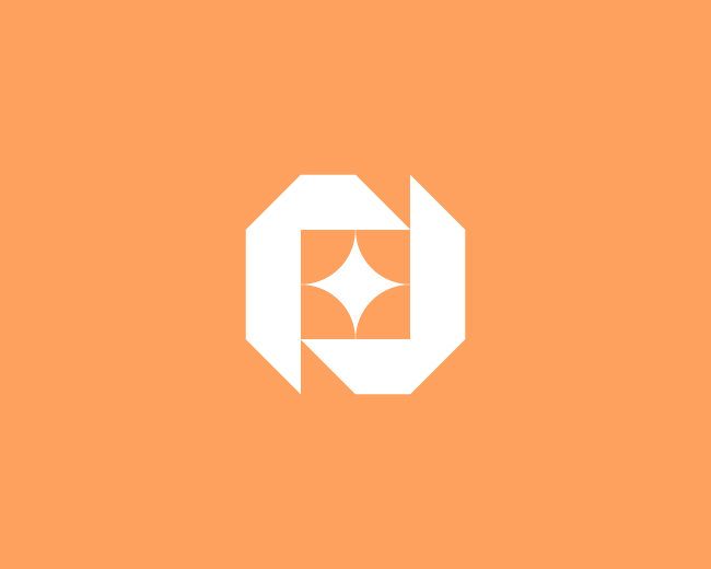 F Letter Logo With Star Mark