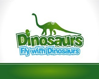 Cartoonist dinosaurs logo
