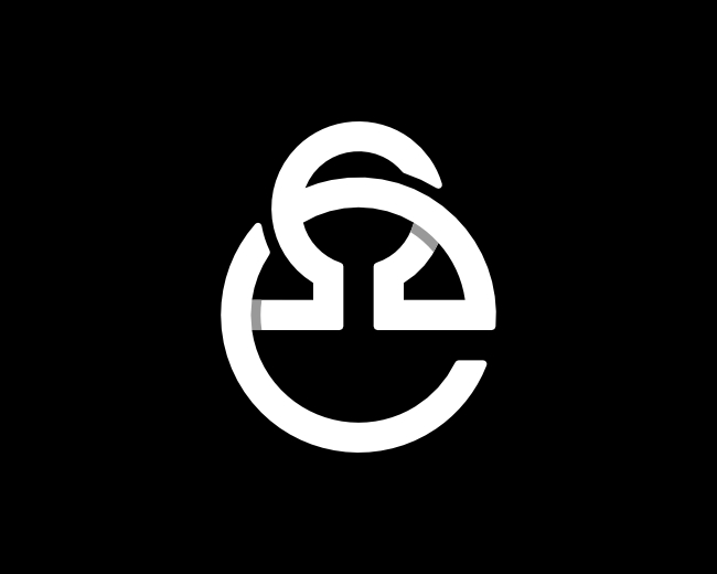 Letter E Omega Logo