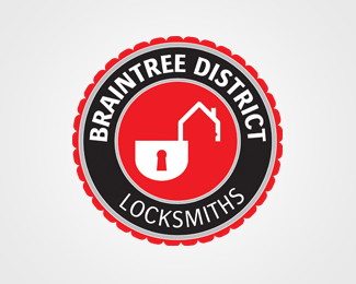Braintree District Locksmiths Logo Design