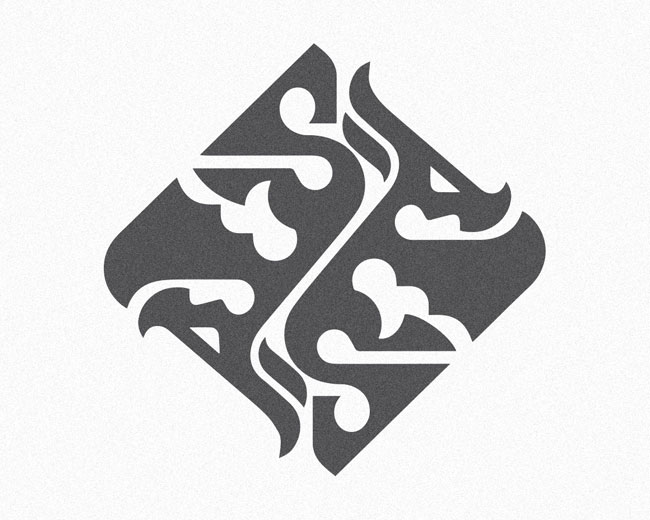 Ancient Dragons Symbol  logomark design