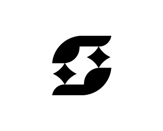 Letter S Star Logo