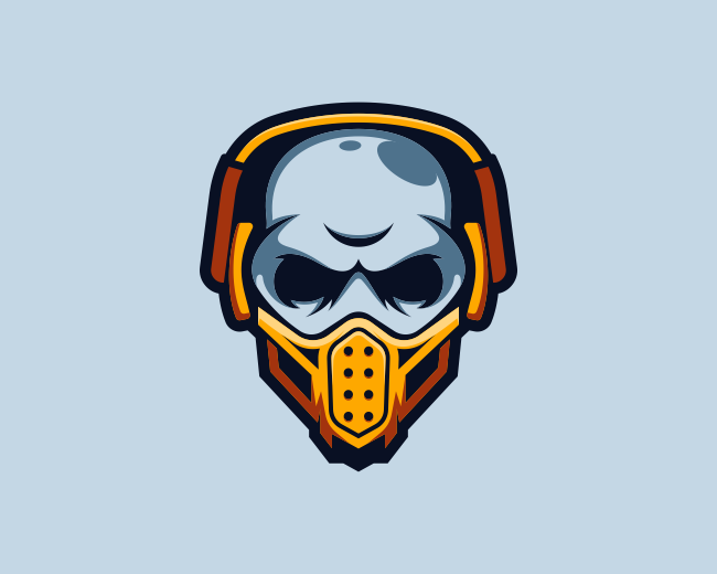 outlaw skull gaming logo Stock Vector | Adobe Stock