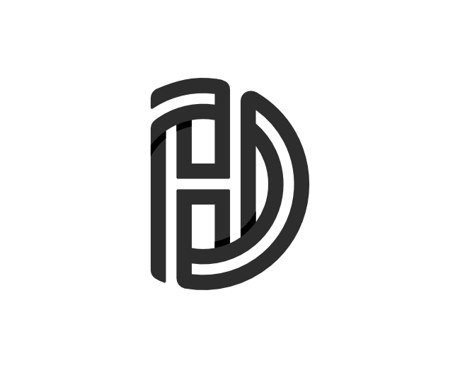 DH Or HD Letter Logo