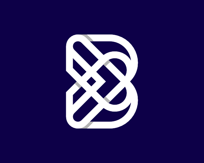 Letter B Line Logo