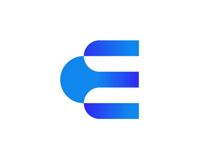 Modern Letter E Logo Design // For Sale