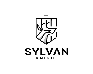 SYLVAN Knight - Deer & Shield Logo