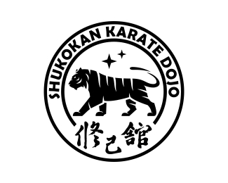 Shukokan karate - Tiger logo concept