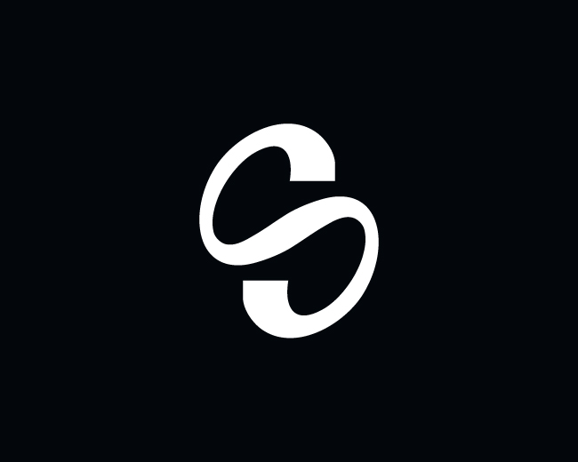Modern S Letter Monogram Logo