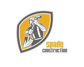 Spade Construction Logo