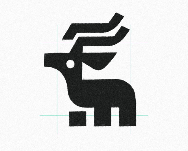 Gazelle logo design