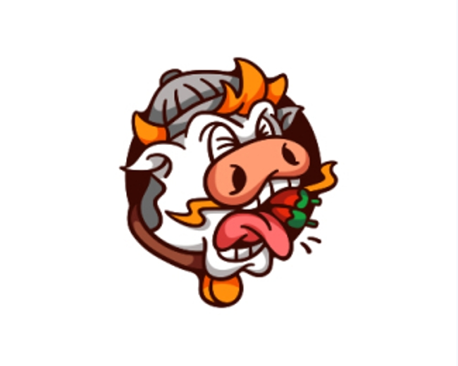 Funny Spicy Mascot Logo