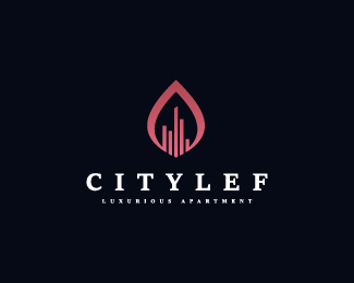 Citylef logo deign