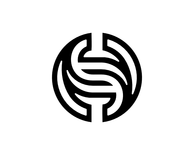 Letter HS SH Multiline Logos