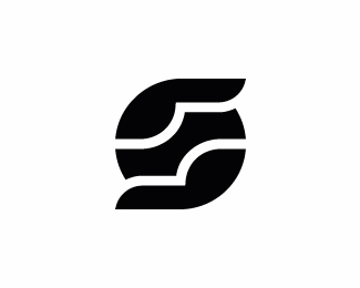 Modern Layered S Logo